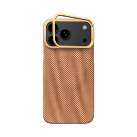 NEW Carbon Fiber Style lens stand Case for iPhone 17 Pro Max 17 Pro