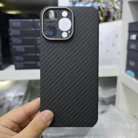 Case For iPhone 15 16 Pro Max Plus Real Carbon Fiber Ultra Thin Protective Cover