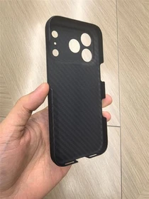 Genuine Carbon Fiber Aramid Slim Case for iPhone 17 Pro Max 17 Matte Armor Cover