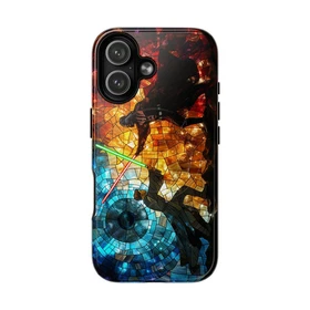 Star Wars Phone Case, Luke Vs Vader IPhone Cover, Geeky Gift, Sci-Fi