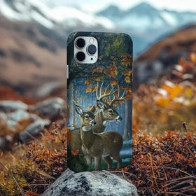 Camo Deer Rugged Protective Cover for Hunter Hunting Phone Tough Case For IPhone