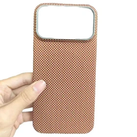 For iPhone17 ProMax 17 Genuine Aramid Carbon Fiber Magnetic Case Protect Cover