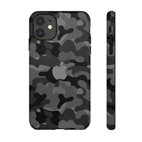 Black And Gray Camouflage | Phone Tough Case For IPhone