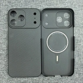 Genuine Aramid Carbon Fiber Case For iPhone 17 Pro Max Magnetic Ultra Thin Cover