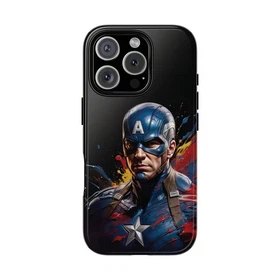 Captain America Tough Case For IPhone ,Phone Cover Protective Best Gift For Fan