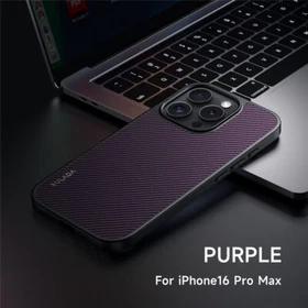 Magnetic 600D Aramid Fiber Pattern Case For iPhone 15 16 Pro Max Magnetic Cover