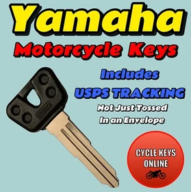 1980-1983 Yamaha Motorcycle keys cut by code to key codes F34344-F44331