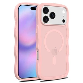 For iPhone 17 16 Pro Max Air 15 14 13 Magnetic ShockProof Curly Wavy Case Cover