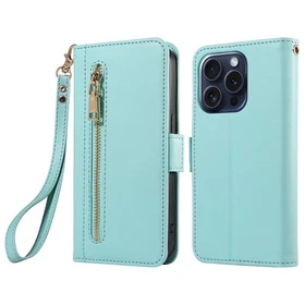 For Apple iPhone 17 Pro Max 16 15 14 13 12 11 Phone Cover Leather Wallet Lanyard