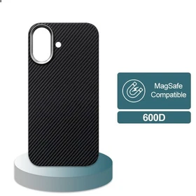 Real Carbon Fiber Case for iPhone 17 Magsafe Magnetic Aramid Phone Cover Armor
