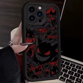 Pokemon Gengar Luxury iPhone Case for iPhone 17 16 15 14 13 12 11 Pro Max Cover