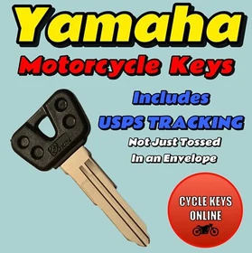 1980-1983 Yamaha Motorcycle keys cut by code to key codes D34344-D44331