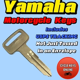 1980-83 Yamaha Motorcycle keys cut to code key codes F34344-F44331