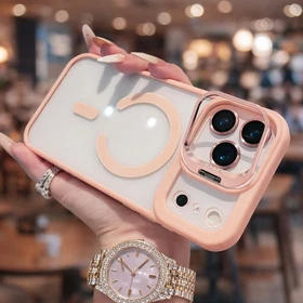 For iPhone 17 16 15 14 13 12 Pro Max Shockproof Mag Case + Metal Lens Protector