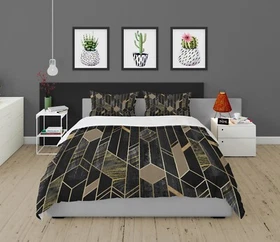 3D Graphic Black A1121 Bed Pillowcases Quilt Duvet Cover Set Queen King Amy 23