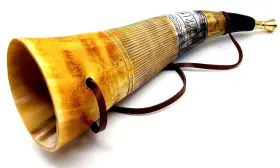 BUGLE-0555 5MOONSUN5 Viking War Horn Ox Battle Trumpet