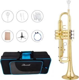 ATR-210B AISIWEIER Standard Trumpet Set Student Golden