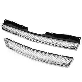 VC-0605 ALMULOO Upper Lower Mesh Grille Chevy Avalanche Tahoe