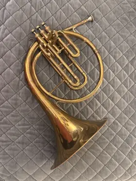 83766 AMERICAN Single French Horn Rotary Valves Lacquered