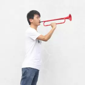 CTH7422536425340LP AMMOON Flat Bugle Cavalry Trumpet #2