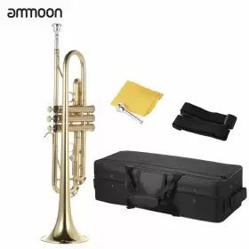EZM2452929737365YF AMMOON Trumpet Flat Exquisite Musical