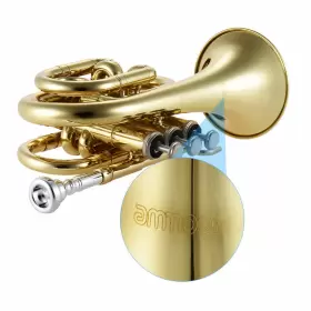 GKU9905272016216ER AMMOON Pocket Trumpet Flat Wind Mouthpiece #3