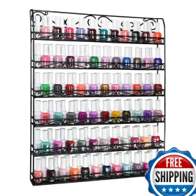 B07SR35KZL AMT SUPPLY LLC Tier Nail Polish Racks Wall Up