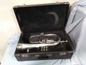 Benge Model Fluglehorn Silver Plated Los Angeles Excellent #2