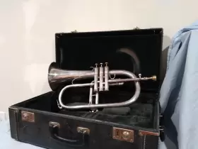 Benge Model Fluglehorn Silver Plated Los Angeles Excellent #3