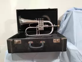 Benge Model Fluglehorn Silver Plated Los Angeles Excellent