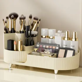 B0C1BQG963 BOOKLOV Rotating Makeup Organizerlarge Cosmetic