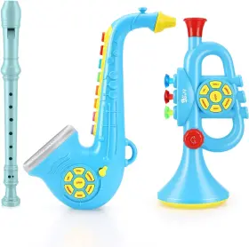 LU0005 TOY Lolossure Set Saxophone Kids Trumpet Recorder