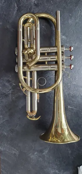 75237 BRUNO SONS MAXITONE Cornet Wall Mantle Jazz Music