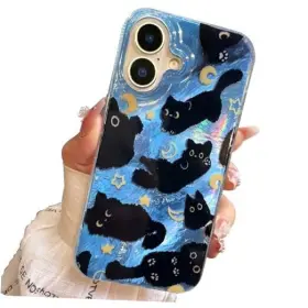 HM-16 BUCCILLY Iphone Cat Design Cute Trendy Tpu