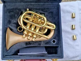 CPT-7000-GLS CAROLBRASS Dizzy Slb Pocket Trumpet