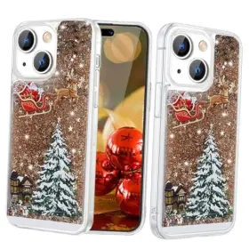 1S88V CHANGJIA Glitter Christmas Cute Tree Elk Iphone