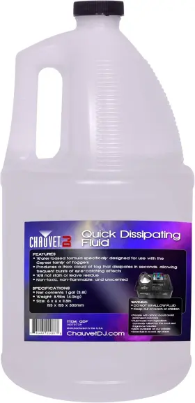 781462210878 CHAUVET DJ Qdf Dissipating Fog Fluid Gallon Pack