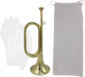 ZZ-230102-5 CHEEROCK Trumpet Bugle Horn Bag Gloves Military