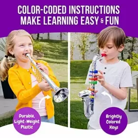 CNP0247 CLICK N PLAY Nft Toy Trumpet Saxophone Set Kids #3