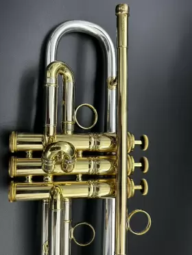 1BS-46 CONN Sterling Trumpet Slide Weigted Cap #3