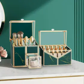 B09TN4M7J1 CORALHOUSE Makeup Organizer Countertop Set Vanity B09TN4M7J1 CORALHOUSE Makeup Organizer Countertop Set Vanity