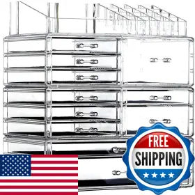 B095M2QY6P CQ ACRYLIC Makeup Storage Organizer Drawers Skin