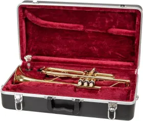 CRA865TRBK CROSSROCK Trumpet Horn Velvet Interior Security