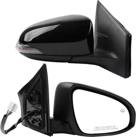TO1321295 DASBECAN Right Passenger Mirror Toyota Corolla Po