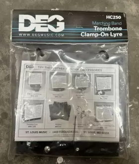 HC250 DEG Trombone Clamp Lyre Marching