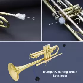 741870501876 DILWE Trumpet Cleaning Brushes Set Musical Acce #3