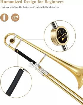 696583900518 EASTAR Tenor Slide Trombone Beginners Students #2