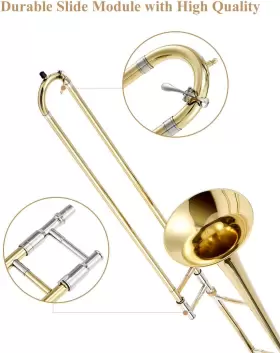 696583900518 EASTAR Tenor Slide Trombone Beginners Students #3
