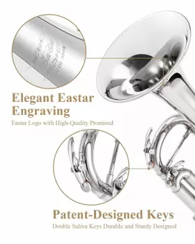 747356961752 EASTAR Standard Trumpet Set Student #2