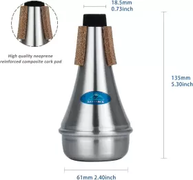 691038919640 EASTROCK Trumpet Mute Mini Jazz #2